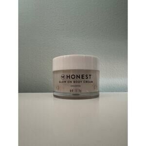 Honest Glow On Body Cream Unscented 1.0 oz- New